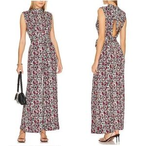 Free People Vibe Check One Piece Black Ditsy Shell Size Medium Boho